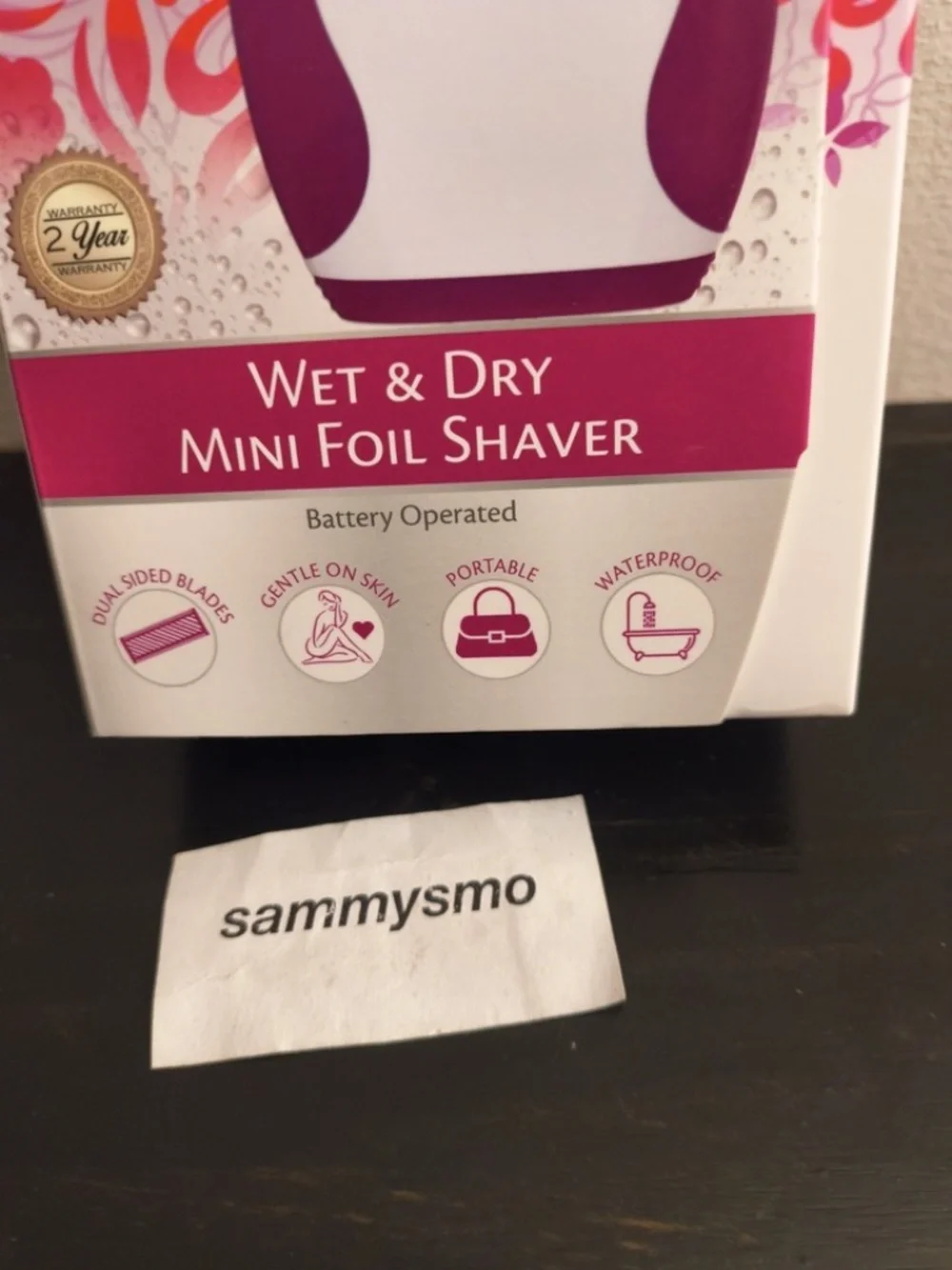 Pure silk wet & dry mini foil hair shaver leg & body shaver - Brand New